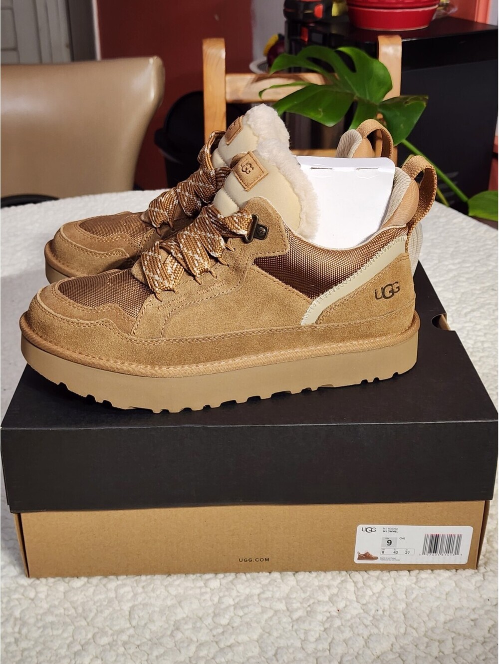 Ugg M Lowmel 1170750  Sneakers Men  Chestnut 9 Uk 8 Eu 42 Jp 27  Vietnam